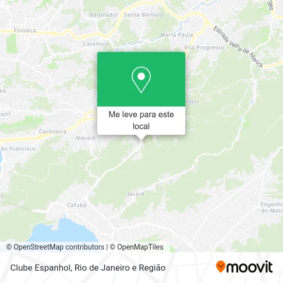 Clube Espanhol mapa