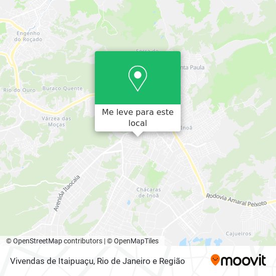 Vivendas de Itaipuaçu mapa