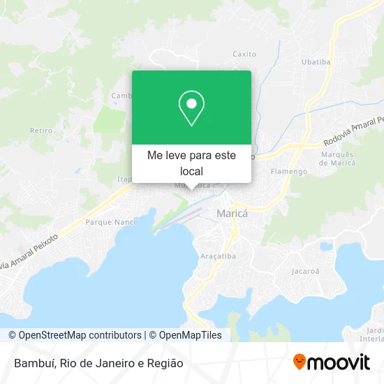 Bambuí mapa
