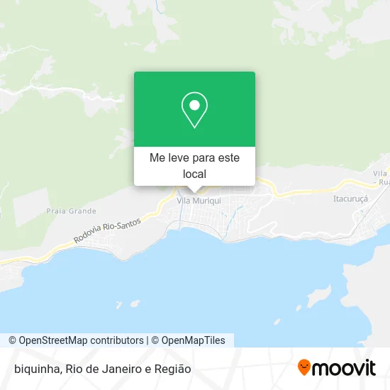 biquinha mapa