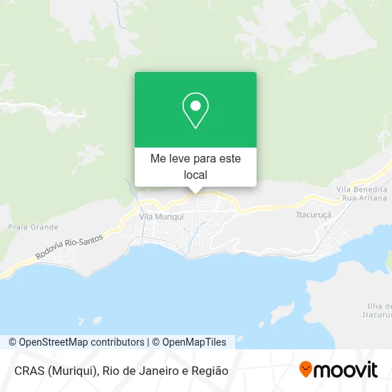 CRAS (Muriqui) mapa