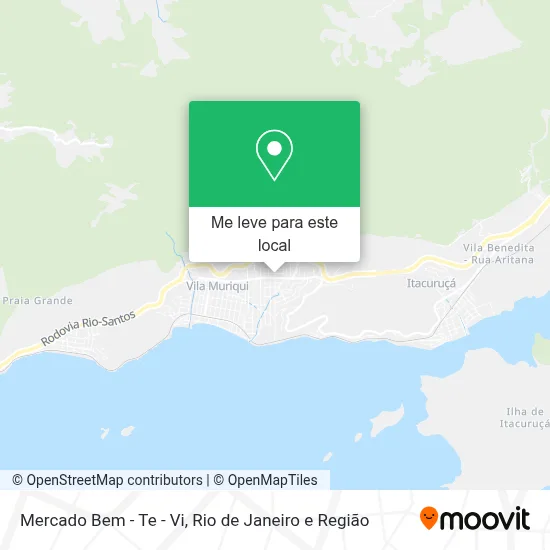 Mercado Bem - Te - Vi mapa