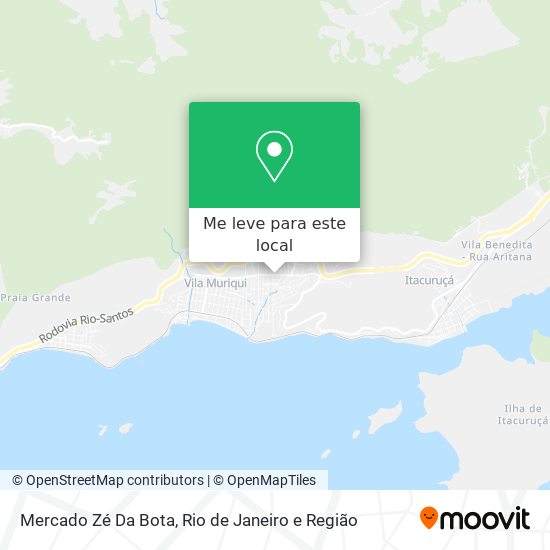 Mercado Zé Da Bota mapa