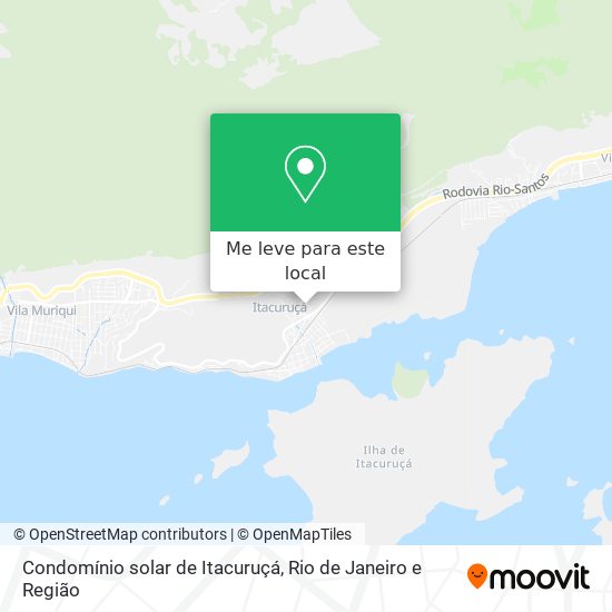 Condomínio solar de Itacuruçá mapa