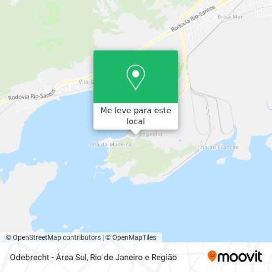 Odebrecht - Área Sul mapa
