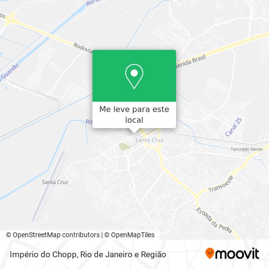 Império do Chopp mapa