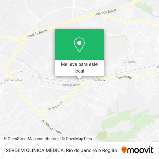 SERDEM CLINICA MÉDICA mapa