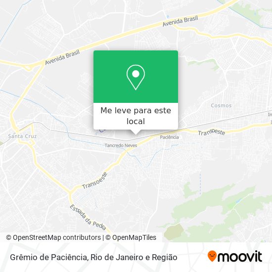 Grêmio de Paciência mapa