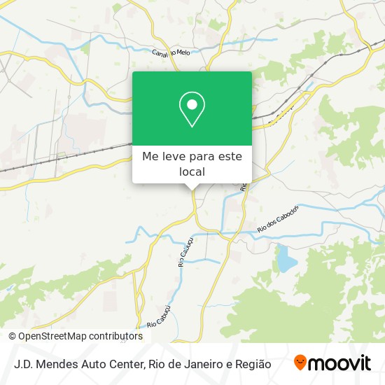 J.D. Mendes Auto Center mapa