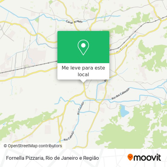 Fornella Pizzaria mapa