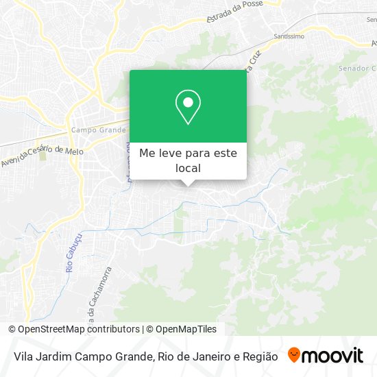 Vila Jardim Campo Grande mapa