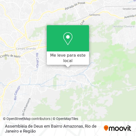 Assembléia de Deus em Bairro Amazonas mapa