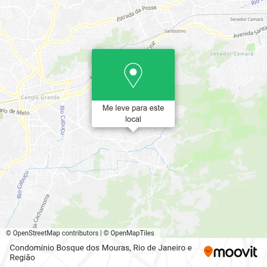 Condomínio Bosque dos Mouras mapa