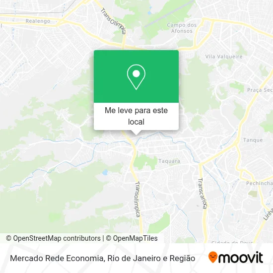Mercado Rede Economia mapa