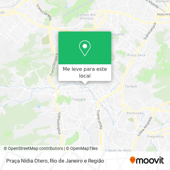 Praça Nídia Otero mapa