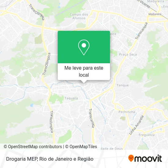 Drogaria MEP mapa
