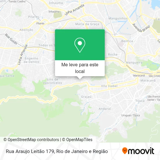 Rua Araujo Leitão 179 mapa