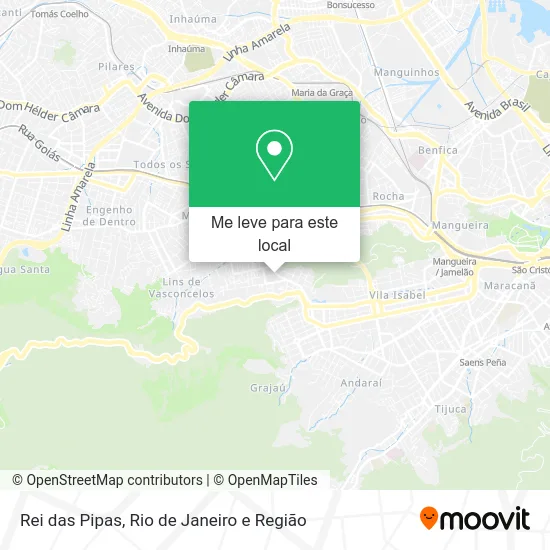 Rei das Pipas mapa