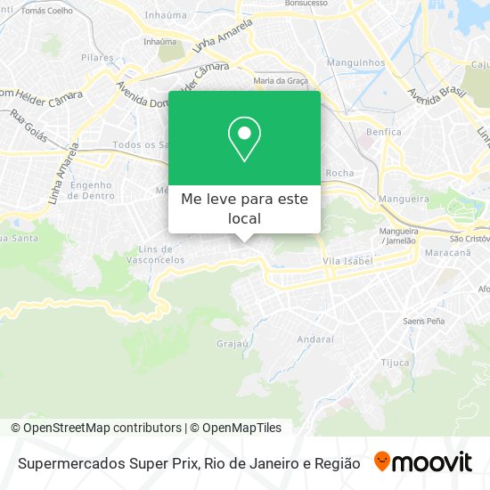 Supermercados Super Prix mapa