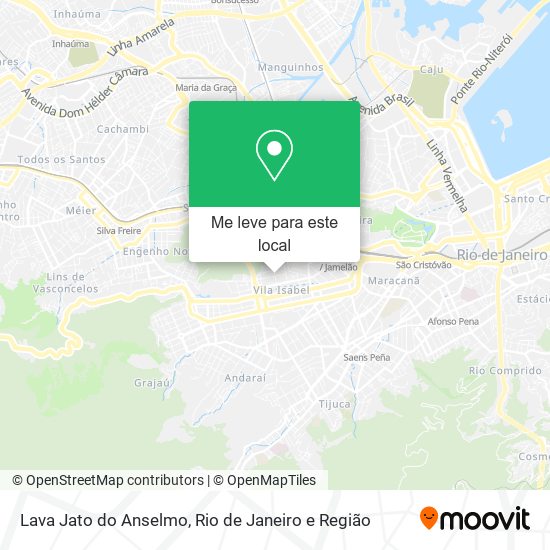 Lava Jato do Anselmo mapa