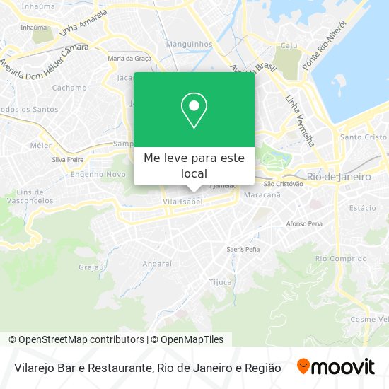 Vilarejo Bar e Restaurante mapa