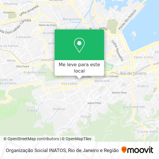 Organização Social INATOS mapa