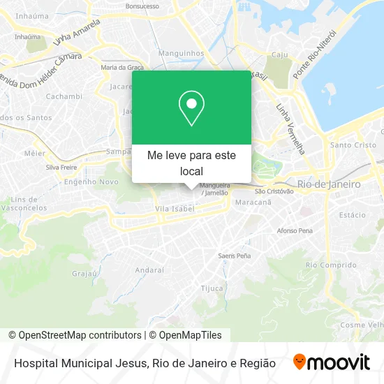Hospital Municipal Jesus mapa