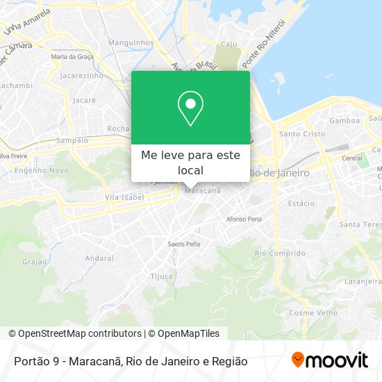 Portão 9 - Maracanã mapa