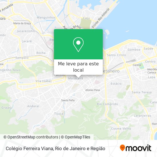 Colégio Ferreira Viana mapa