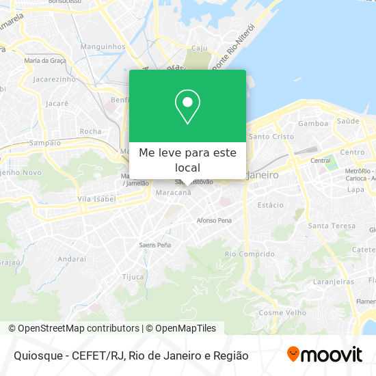 Quiosque - CEFET/RJ mapa