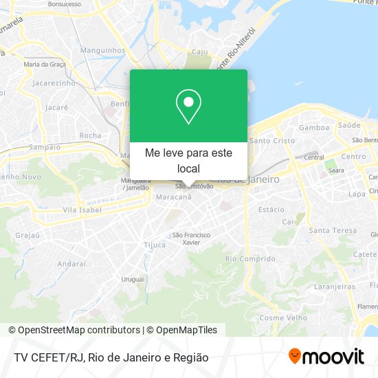 TV CEFET/RJ mapa