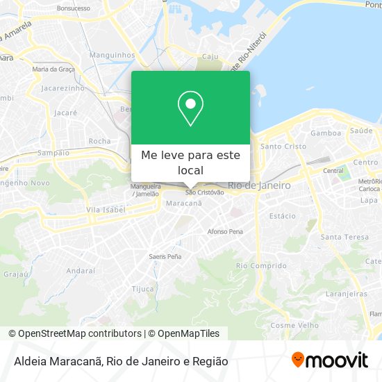 Aldeia Maracanã mapa