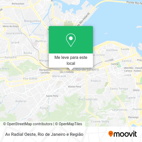 Av Radial Oeste mapa