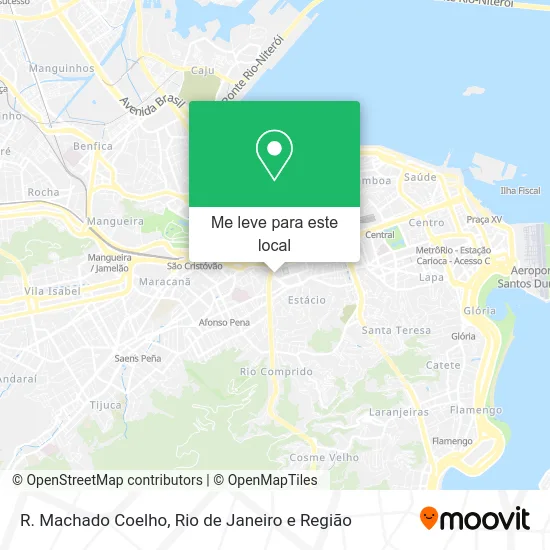 R. Machado Coelho mapa