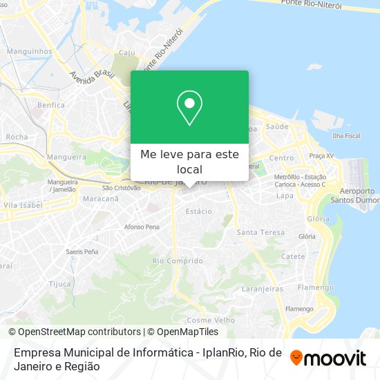 Empresa Municipal de Informática - IplanRio mapa