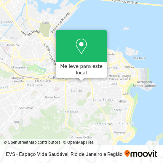 EVS - Espaço Vida Saudável mapa