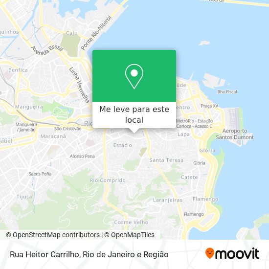 Rua Heitor Carrilho mapa