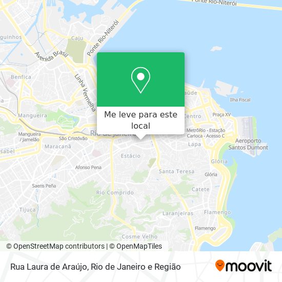 Rua Laura de Araújo mapa