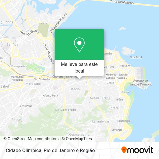 Cidade Olimpica mapa