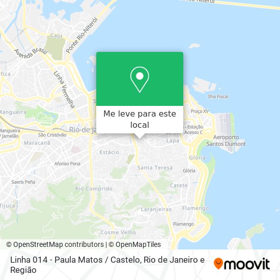 Linha 014 - Paula Matos / Castelo mapa