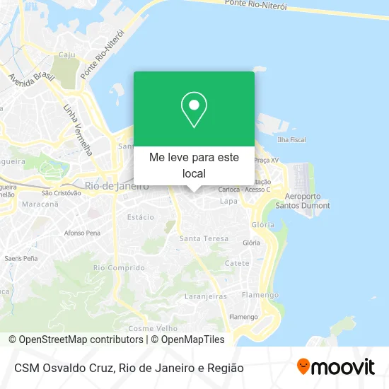CSM Osvaldo Cruz mapa