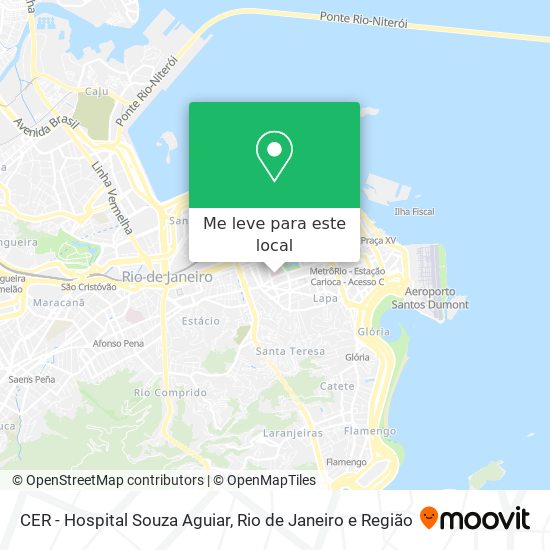 CER - Hospital Souza Aguiar mapa