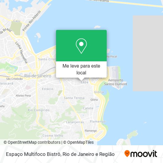 Espaço Multifoco Bistrô mapa