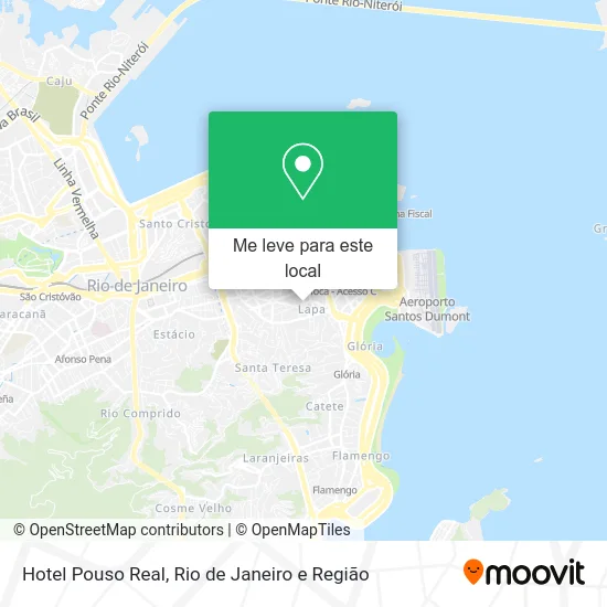 Hotel Pouso Real mapa