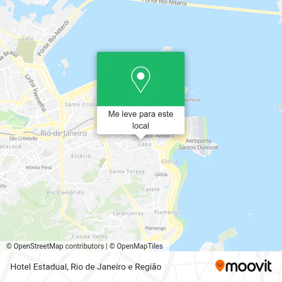 Hotel Estadual mapa