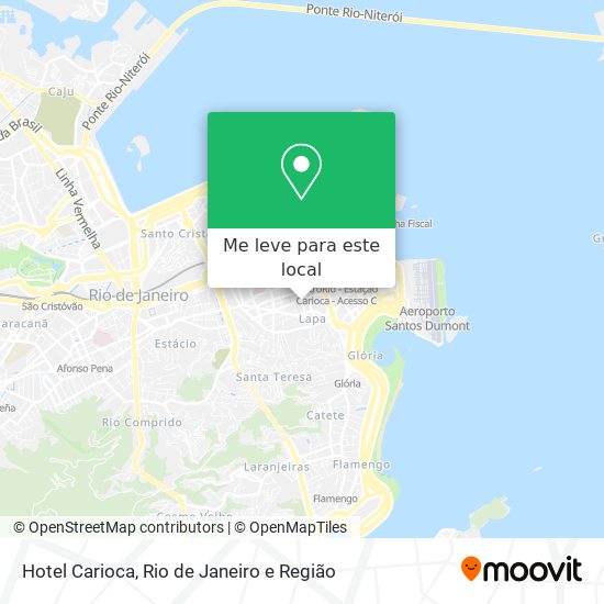 Hotel Carioca mapa