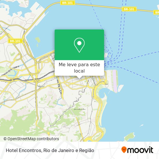 Hotel Encontros mapa