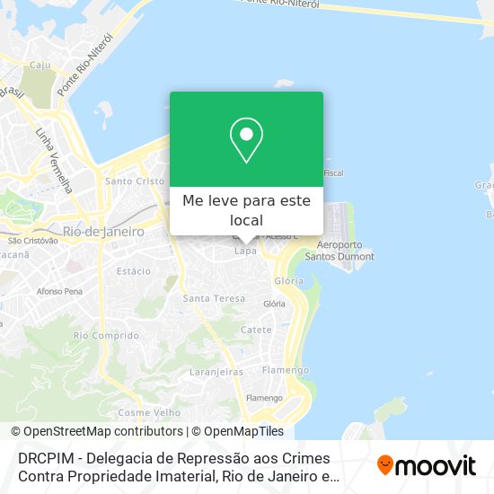 DRCPIM - Delegacia de Repressão aos Crimes Contra Propriedade Imaterial mapa