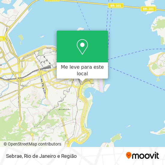 Sebrae mapa