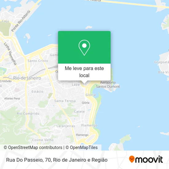 Rua Do Passeio, 70 mapa
